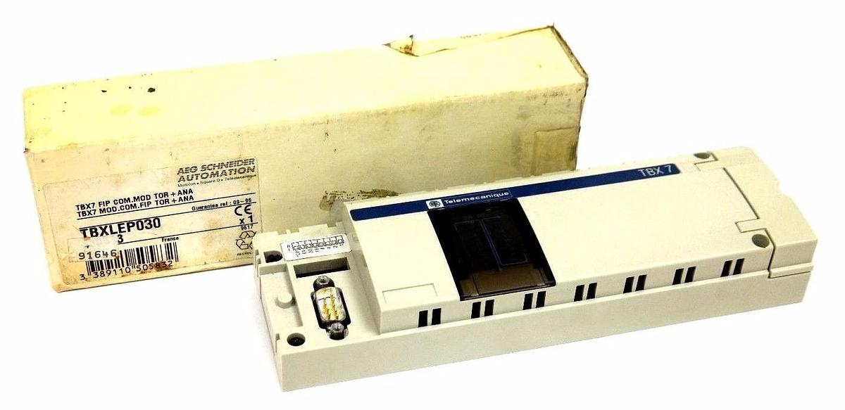 Used SCHNEIDER MODICON/TELEMECANIQUE TBXLEP030 TBX7 TOR+ANA FIP COM.MOD TBX-LEP-030