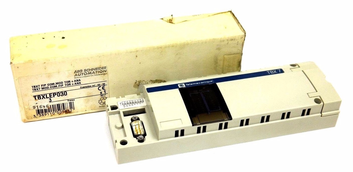 Used SCHNEIDER MODICON/TELEMECANIQUE TBXLEP030 TBX7 TOR+ANA FIP COM.MOD TBX-LEP-030
