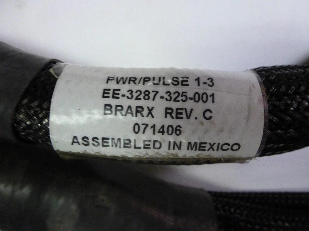 Used FANUC EE-3287-325-001 REV. C PWR/PULSE 1-3 ROBOT CABLE EE3287325001