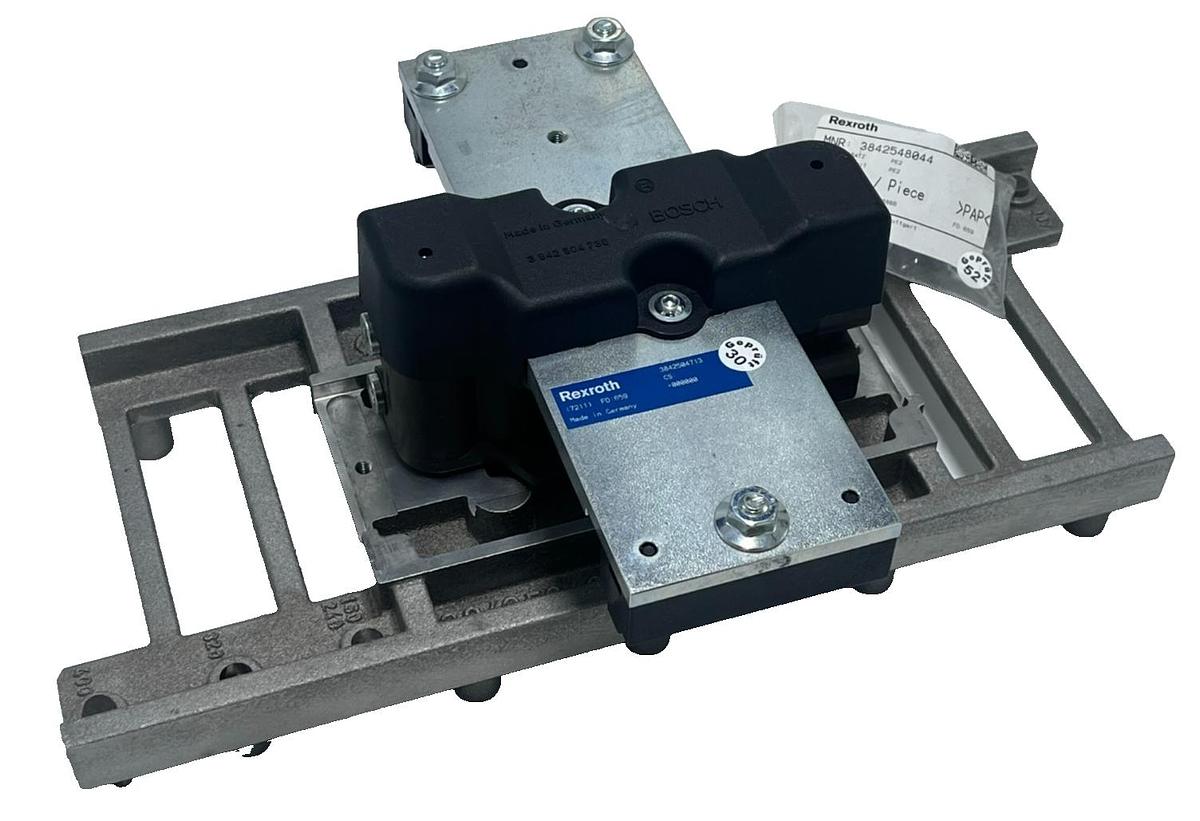 Used Rexroth Bosch 3842504713 Pneumatic Positioning Unit FMS Transfer Line Stop Gate