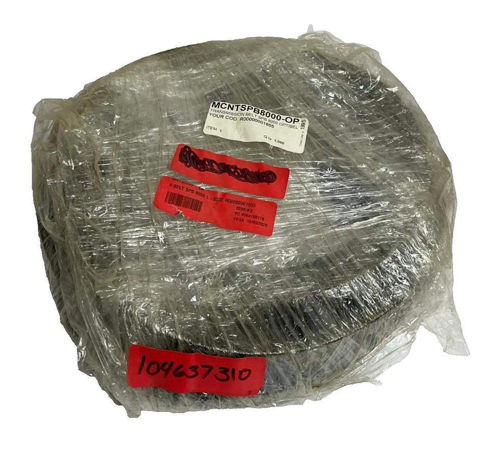 Used Optibelt RED POWER 3 SPB 8000 Ld High Performance V-Belt MCNTSPB8000-OP - New