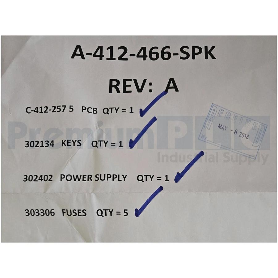 TELEDYNE TAPTONE T4000 A-412-466-SPK REV. A KIT C-412-257-5, C-412-257-2, 722758