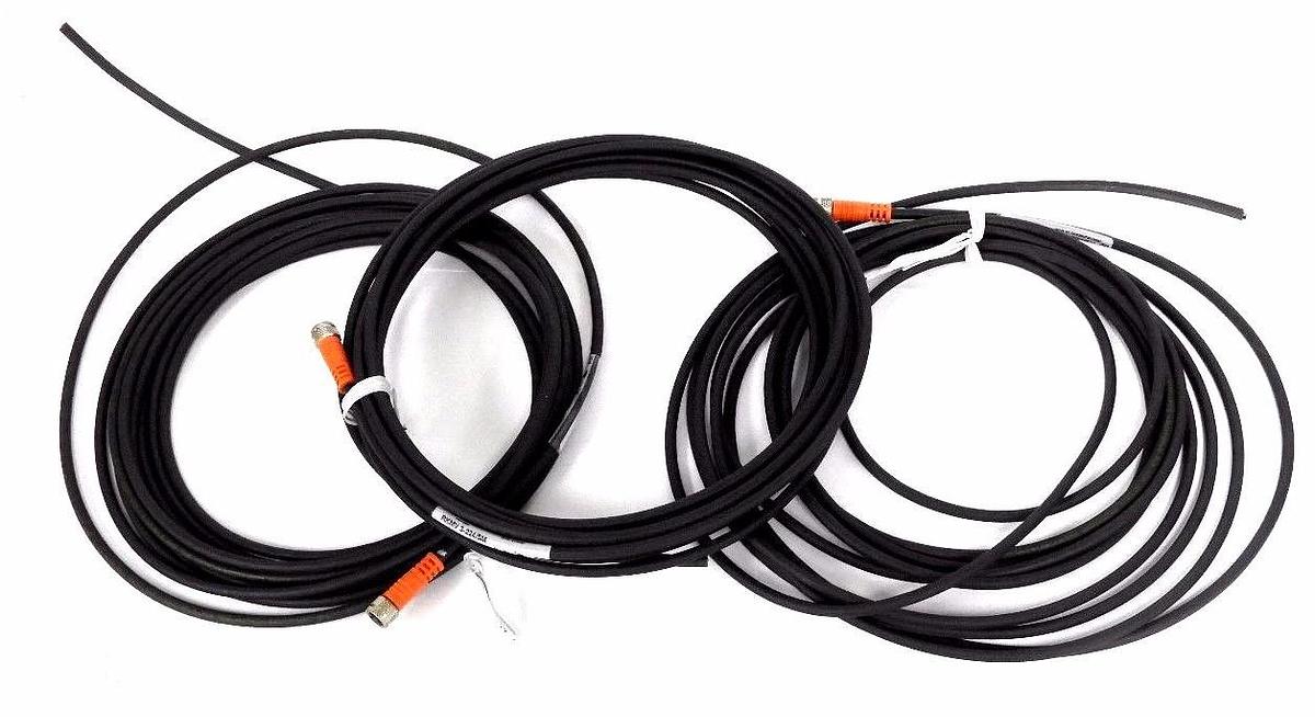 Used LOT OF 3 LUMBERG RKMV 3-224/5M CABLES 3A 125V, RKMV3224/5M