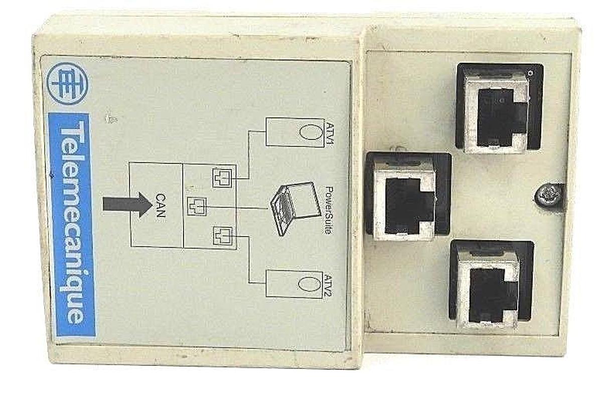 Used SCHNEIDER TELEMECANIQUE VW3CANTAP2 CANOPEN ADAPTER JUNCTION BOX
