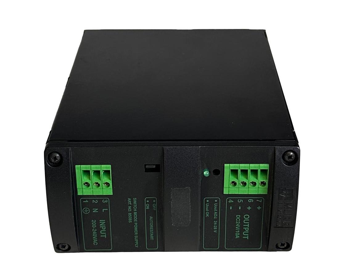 Used MURR ELEKTRONIK MCS10-230/24 / 85085 SWITCH MODE POWER SUPPLY 1-PHASE 200-240V