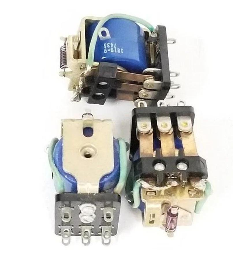 Used LOT OF 3 GENERIC 1819-9 7435 RELAYS 181997435