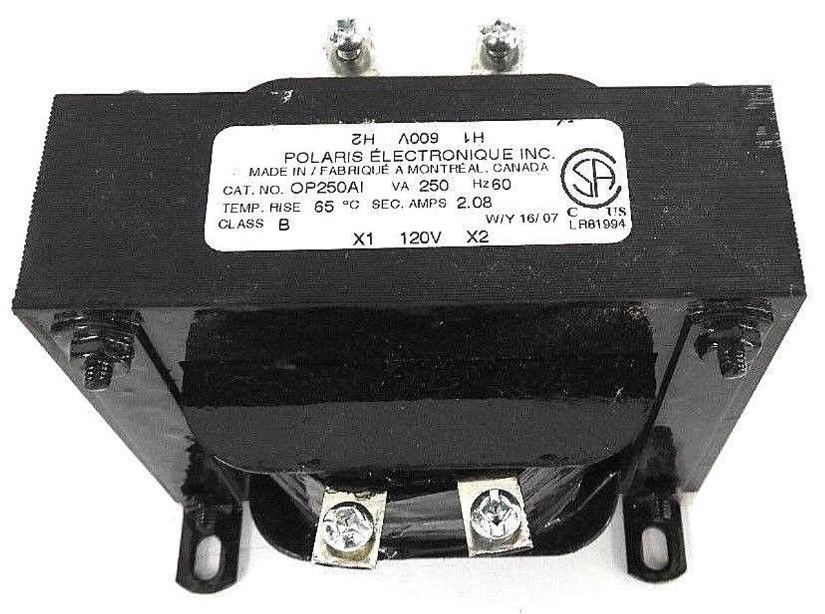 Used NEW POLARIS ELECTRONIQUE OP250AI CLASS B CONTROL TRANSFORMER