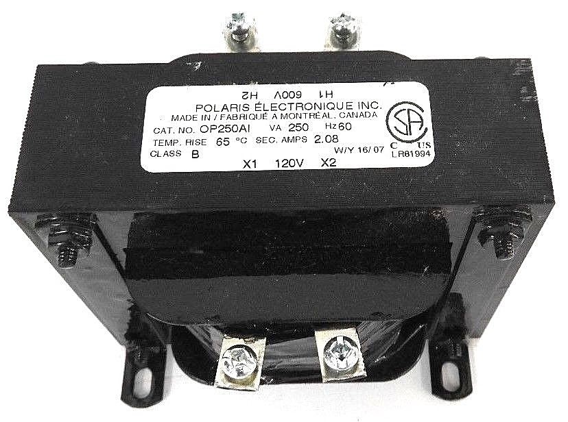 Used NEW POLARIS ELECTRONIQUE OP250AI CLASS B CONTROL TRANSFORMER