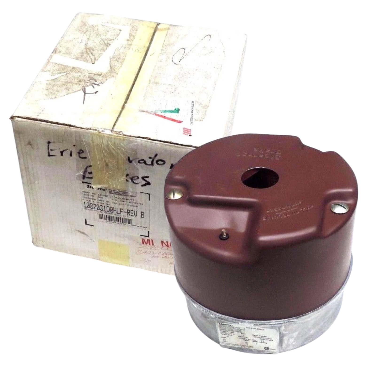 Used REXNORD STEARNS 1087031Q0HLF REV. B 87000 BRAKE ASSY-INT 25 LB-FT 380/460V NSMP