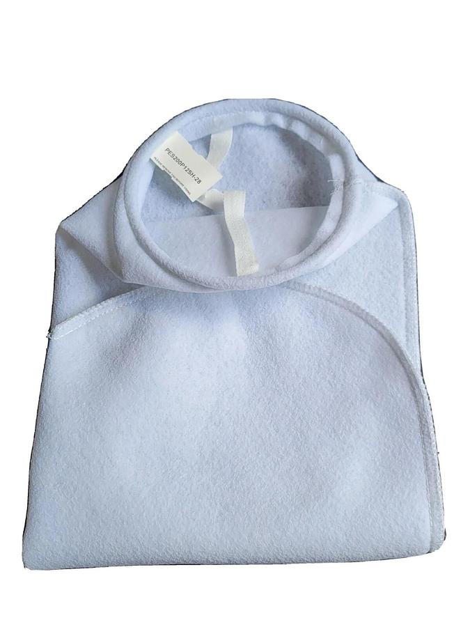 Used LOT OF 10 PES200P12SH-28 POLYESTER FILTER BAGS W/ CARBON STEEL RING