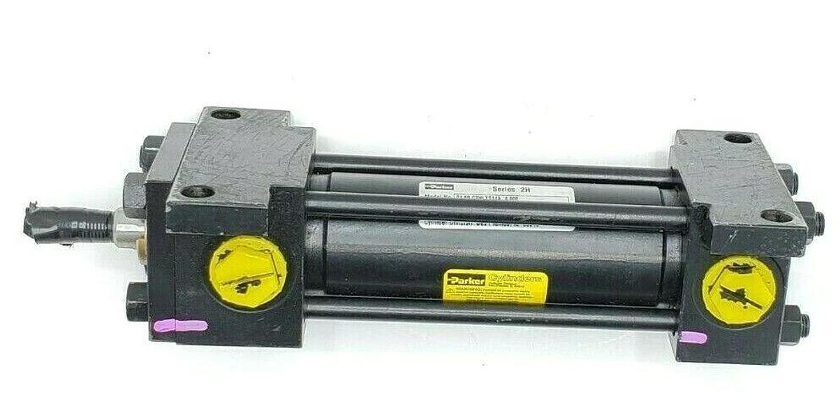 Used PARKER 01.50 C2HLTS14A 4.000 SERIES 2H PNEUMATIC CYLINDER 3000PSI 1.5" X 4"