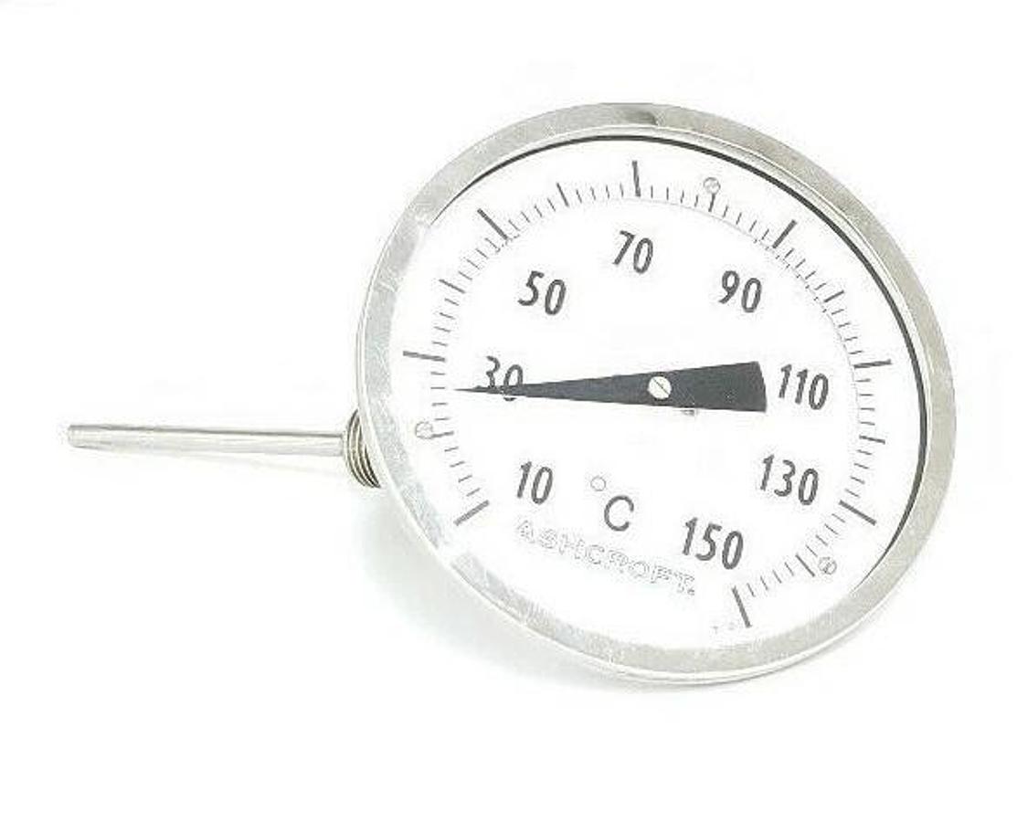 Used ASHCROFT 10-150 DEGREE C BI-METAL THERMOMETER