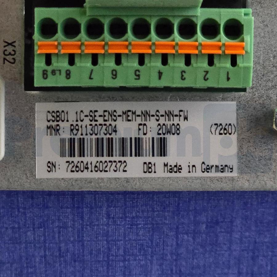 Rexroth CSB01.1C-SE-ENS-MEM-NN-S-NN-FW | R911307304 IndraDrive Axis Control Unit