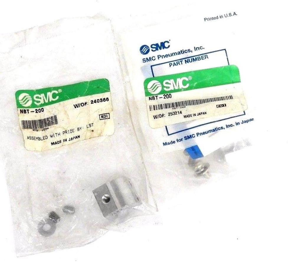 Used LOT OF 2 NEW SMC NBT-200 BRACKET MOUNTING SWITCH KIT NBT200