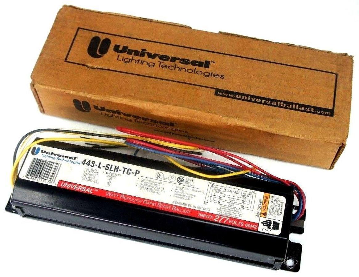 NEW UNIVERSAL LIGHTING 443-L-SLH-TC-P000I BALLAST 277 VOLT 443LSLHTCP