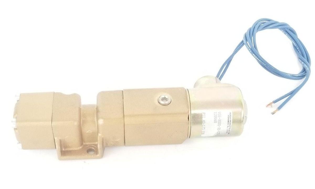 NEW VERSA VALVES VSG-3331-31-155-120V60 THREE-WAY VALVE