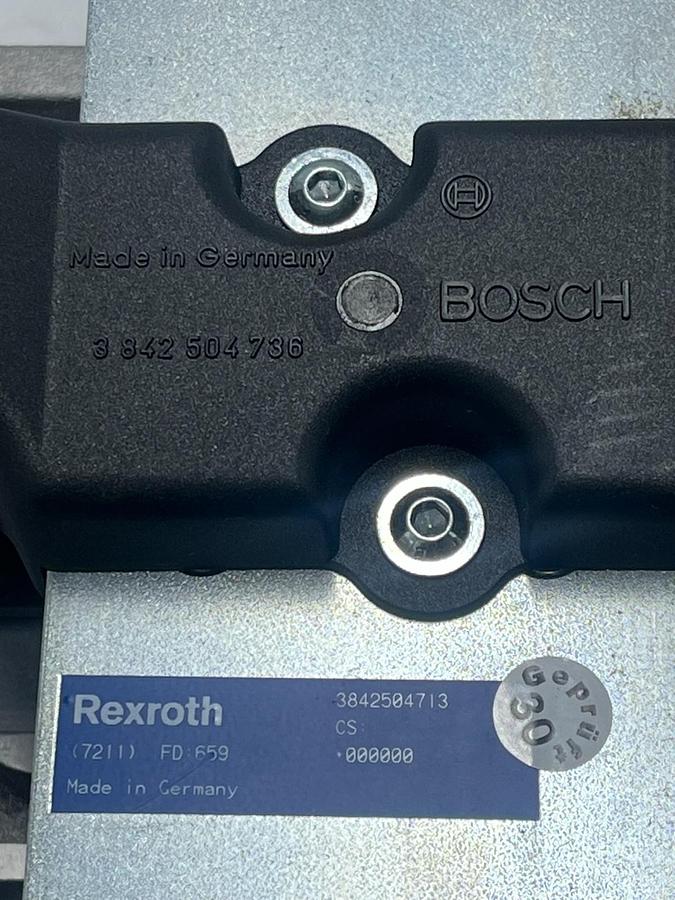 Used Rexroth Bosch 3842504713 Pneumatic Positioning Unit FMS Transfer Line Stop Gate