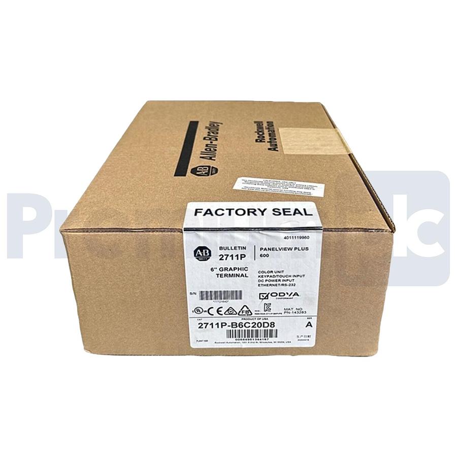 Used Sealed Allen Bradley 2711P-B6C20D8 /A PanelView Plus 600 Key/Touch Terminal NSFS