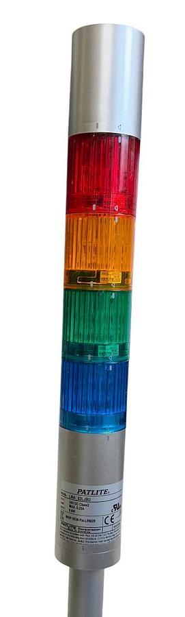 PATLITE LR4-402LJBU-RYGB / LR4402LJBURYGB SIGNAL TOWER STACK LIGHT 24VDC NSMP