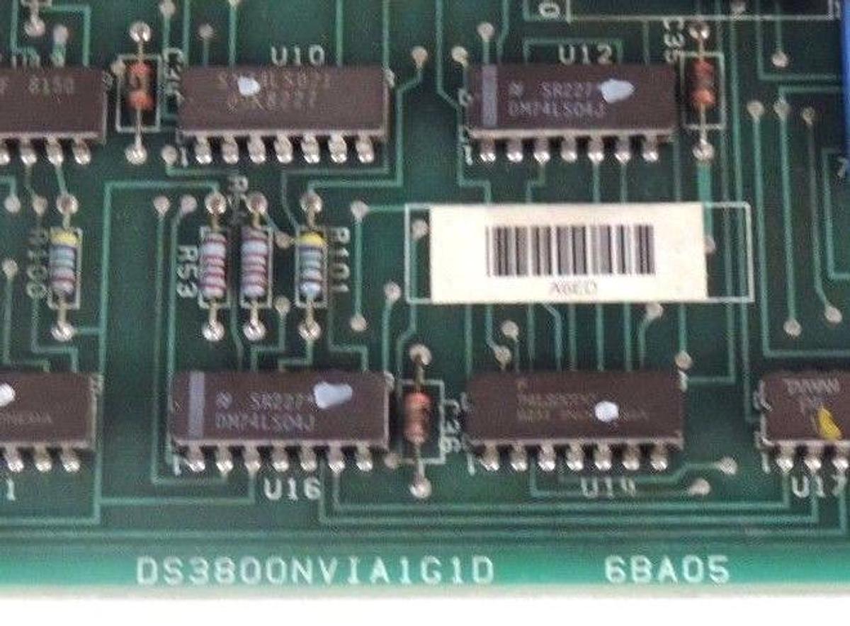 Used GENERAL ELECTRIC DS3800NVIA1G1D BOARD NVIA W/ GE DS3800DVIA1A1B BOARD