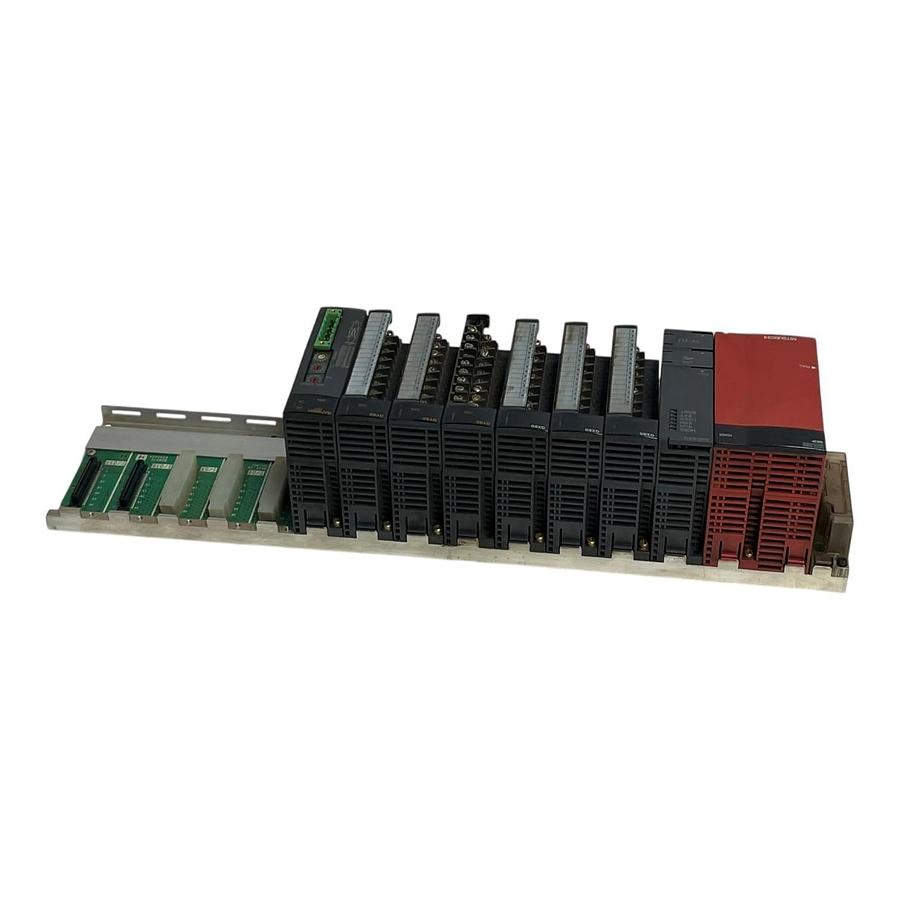 Used Mitsubishi MELSEC-Q PLC Assembly Q312B Q63P Q02HCPU QX80 QY80 QJ71DN91