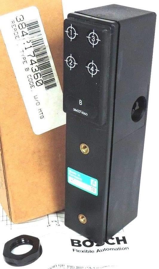 Used NIB BOSCH REXROTH 3842174360 CODE READER, TYPE B, ID10/LB, 3-842-174-360