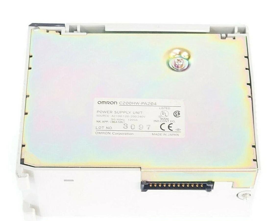 Used OMRON / MICROBAR C200HW-PA204 POWER SUPPLY MINI-TRACKMATE 1PH 115V 10A