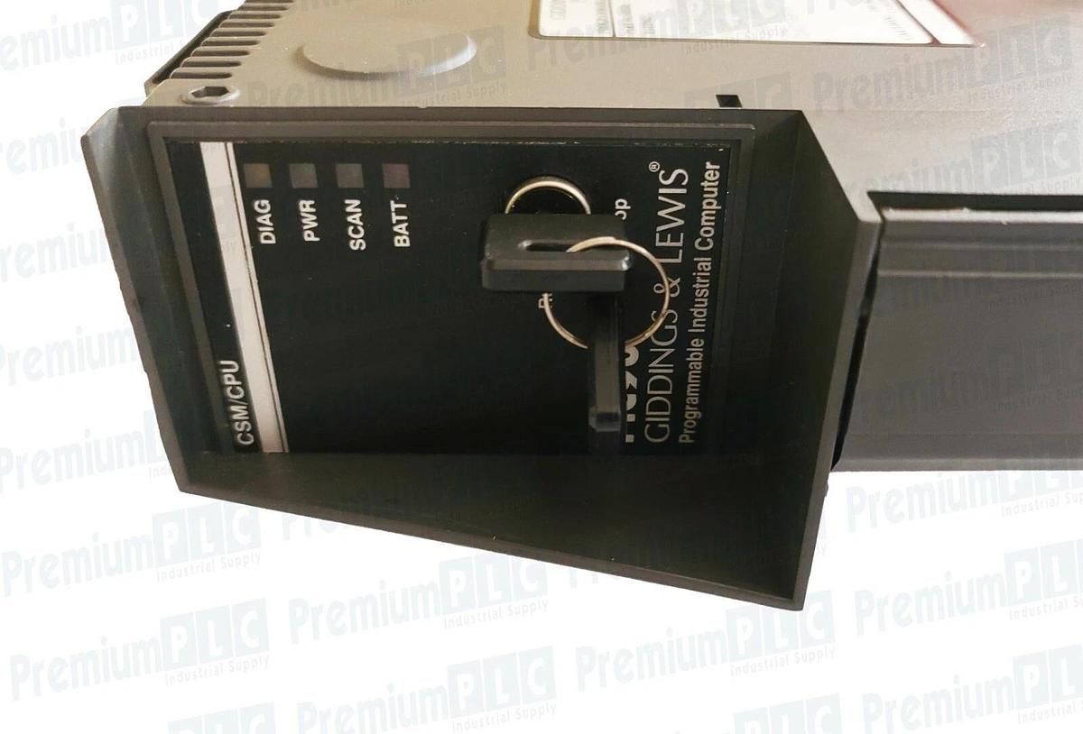 Used GIDDINGS & LEWIS 502-03846-03R1 CSM/CPU MODULE PIC900, 5020384603R1, PIC90 W/KEY
