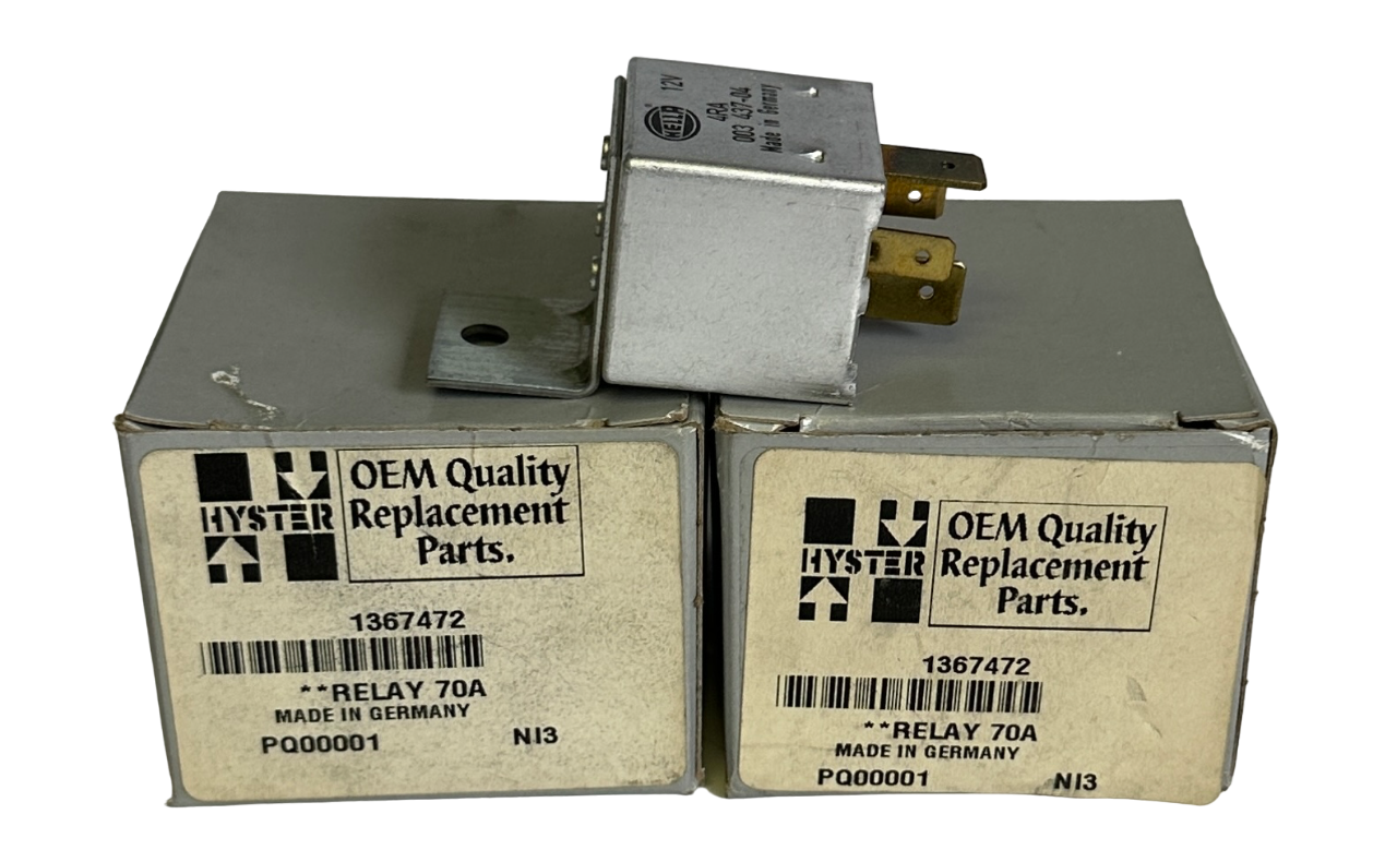 Used 2 NEW HYSTER 1367472 / HY1367472 OEM 70A RELAYS FOR FORKLIFT