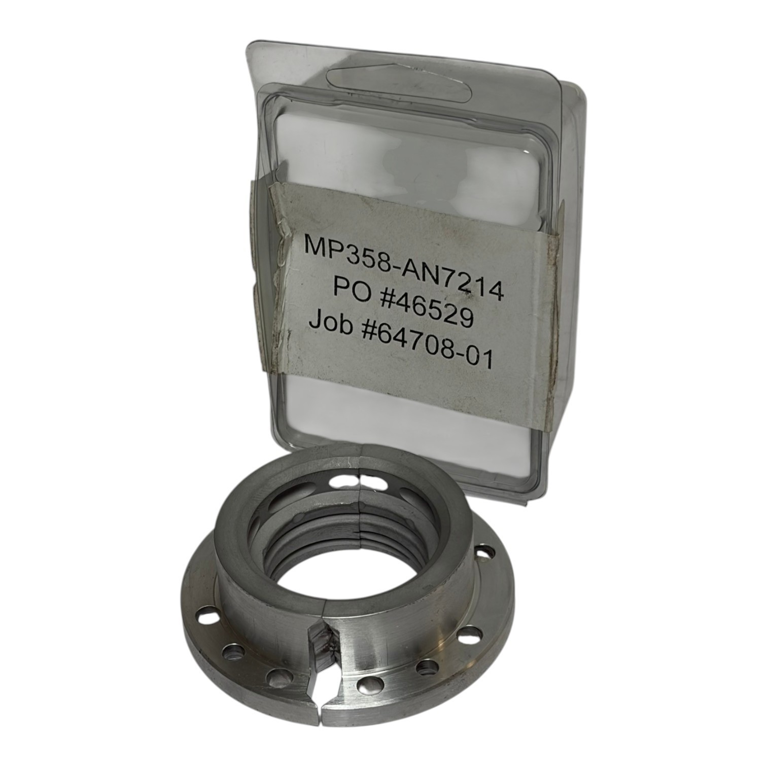 Used Velocity Equipment Solutions MP358-AN7214 Blow Molding Neck Insert Ring Split