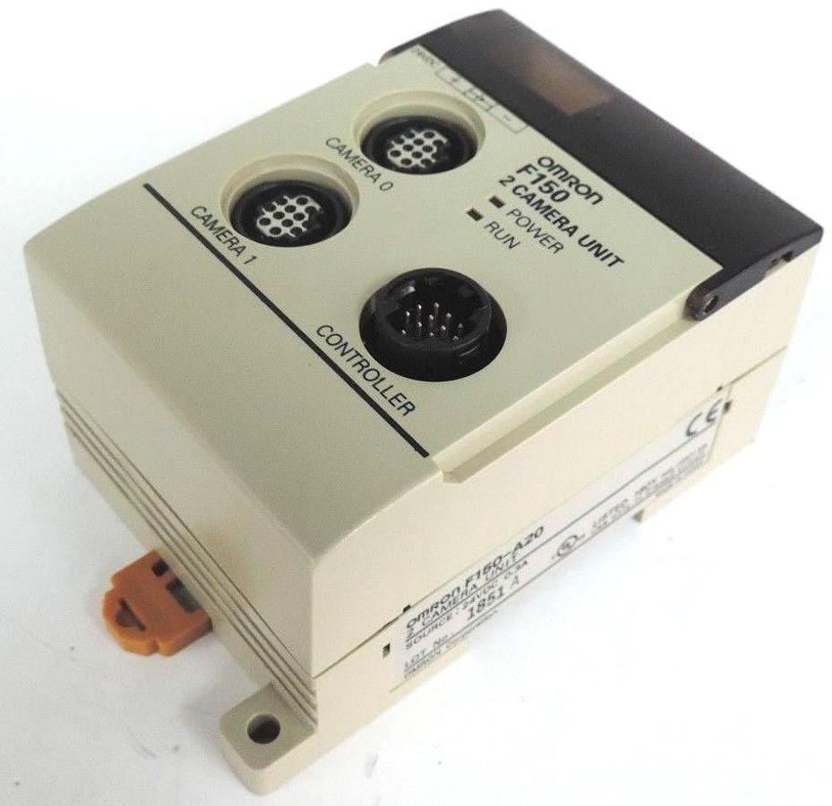 Used OMRON F150-C10E-2 VISION MATE CONTROLLER W/ F150-A20 2 CAMERA UNIT & KEYPAD