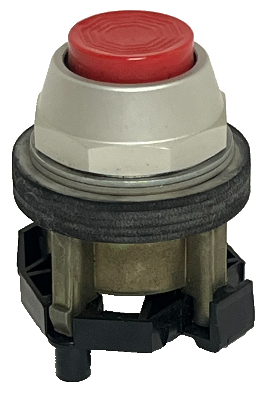 Used Eaton HT8ABR Extended Red Pushbutton Operator - 30mm Momentary - NEMA 4X/13
