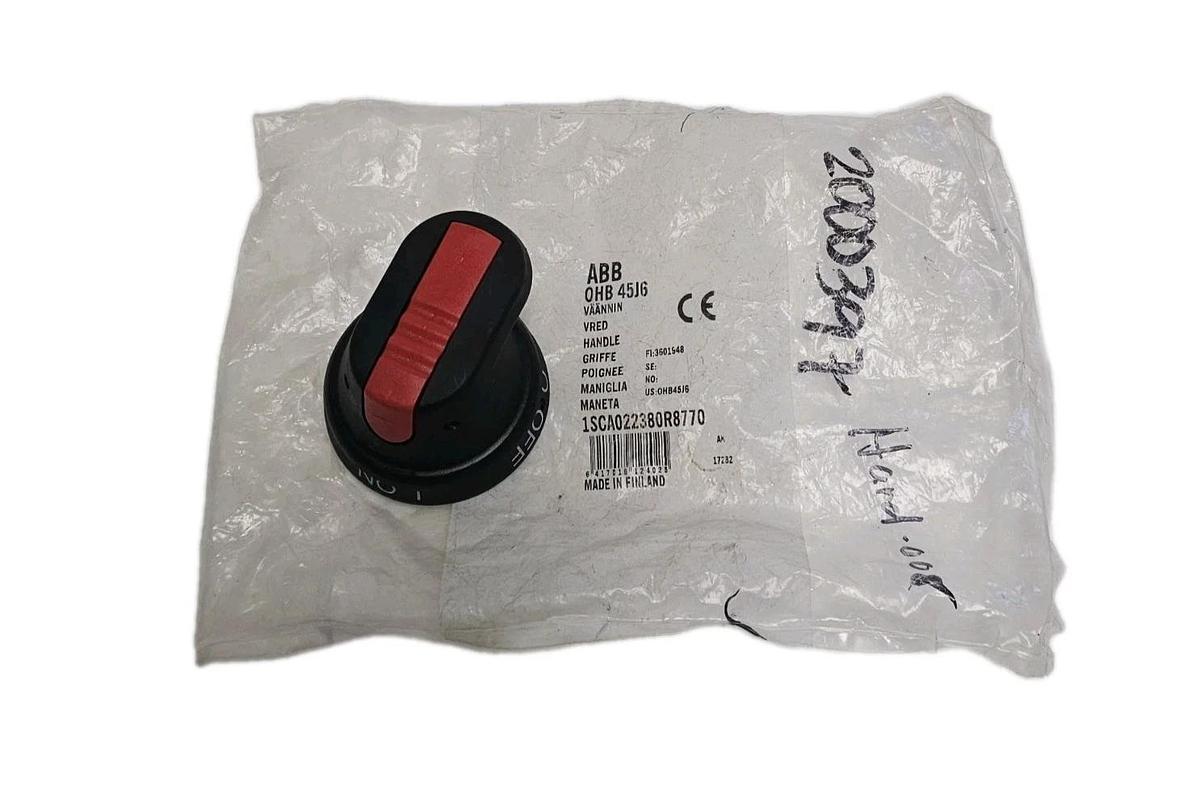 NEW ABB OHB45J6 HANDLE PISTOL HANDLE BLACK PRODUCT ID: 1SCA022380R8770