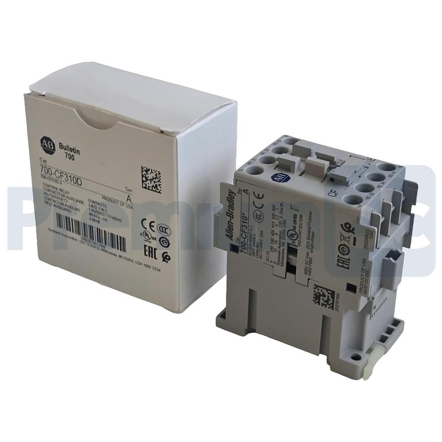 Used Allen-Bradley 700-CF310D /A Control Relay 3 N.O. 1 N.C. 110/120V AC Coil NSMP