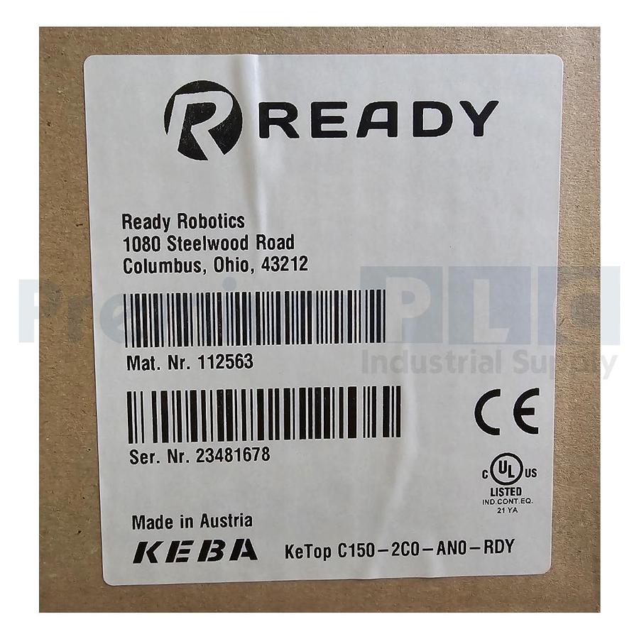 READY Robotics KEBA KeTop C150-2C0-AN0-RDY ForgeOS Terminal / Pendant 112563 NEW