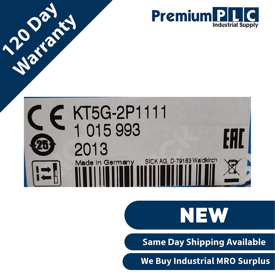 Used NEW SICK KT5G-2P1111 / KT5G2P1111 KT5 CONTRAST SENSOR RANGE: 10mm, M12 1015993