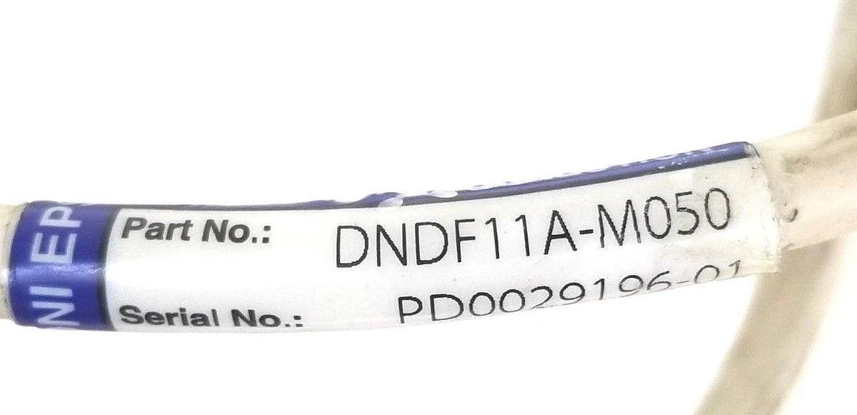Used WOODHEAD CONNECTIVITY / BRAD HARRISON DNDF11A-M050 CABLE 300V, 4A, DNDF11AM050