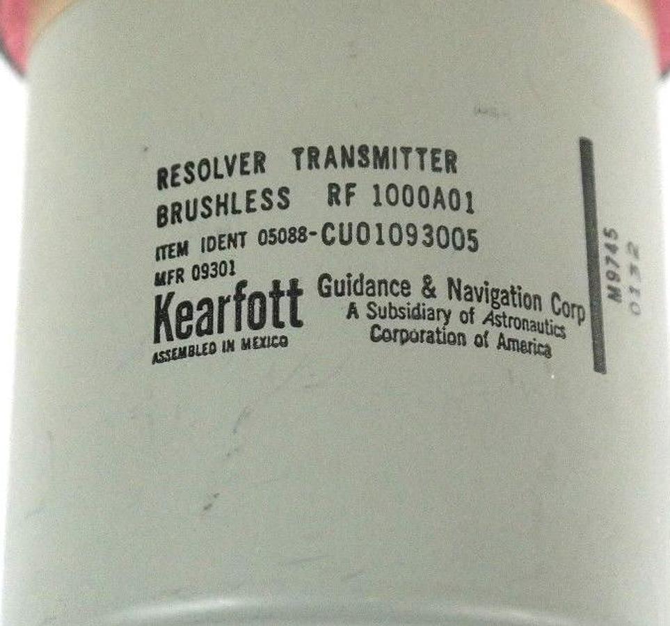 Used NEW BALDOR KEARFOTT 05088-CU01093005 RESOLVER TRANSMITTER RES00NV F113/2619