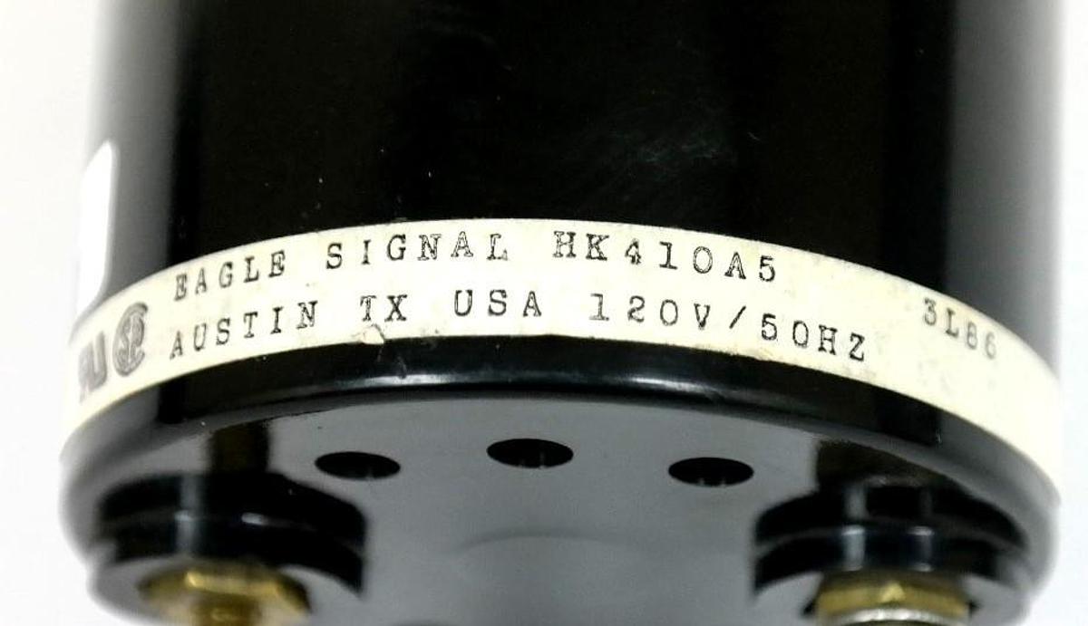 Used EAGLE SIGNAL HK410A5 ELAPSED TIME METER 120VAC/50HZ, 6-DIGIT, 99999.9 HOURS