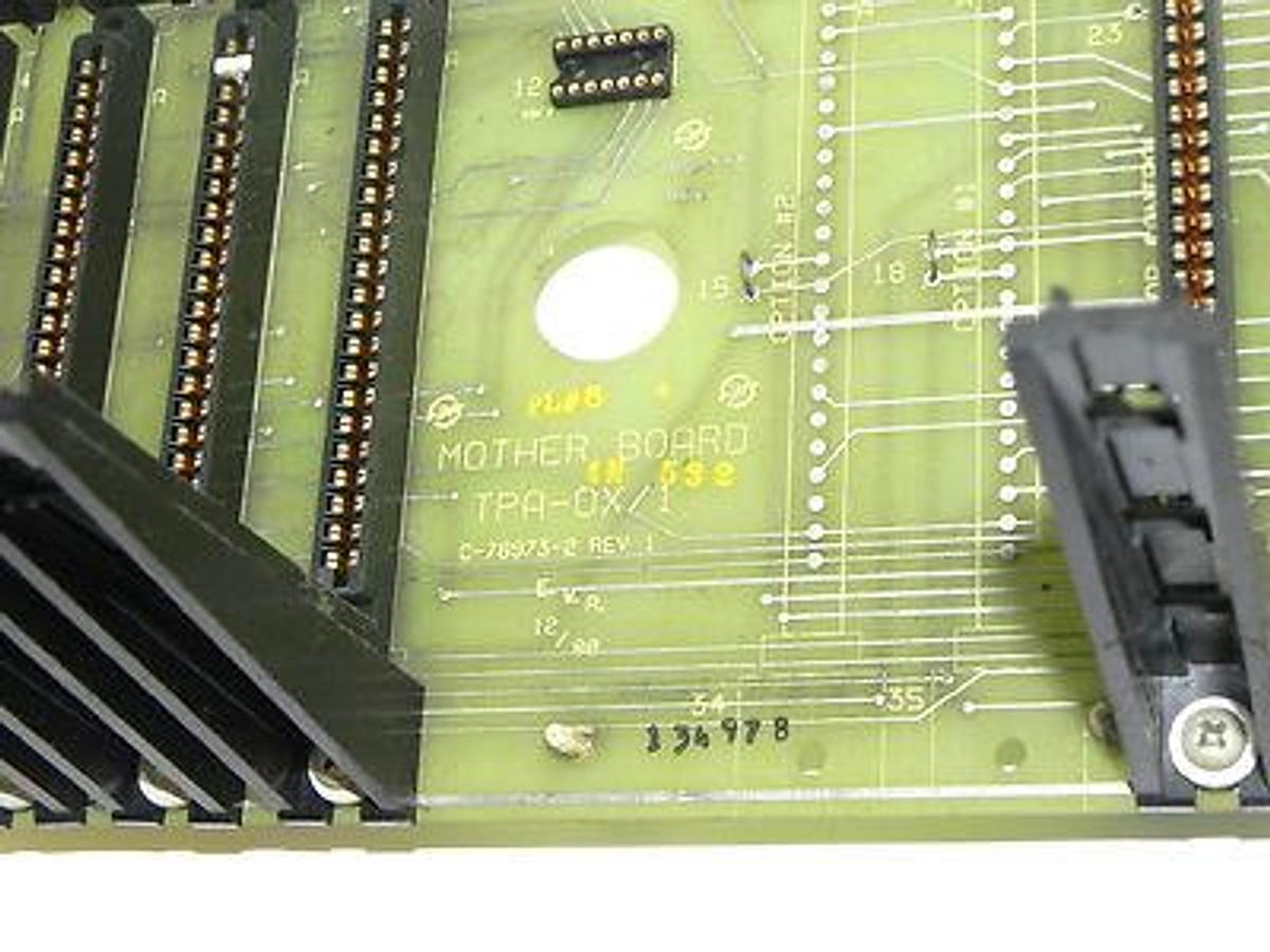 Used KEARNEY & TRECKER TPA-0X/1 MOTHER BOARD C-78973-2 REV. 1