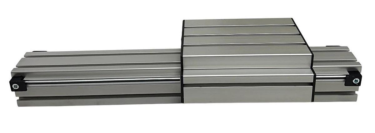 MACRON DYNAMICS 10187001 LINEAR SLIDE RAIL ACTUATOR 26'' DAMAGED PLASTIC NSNP