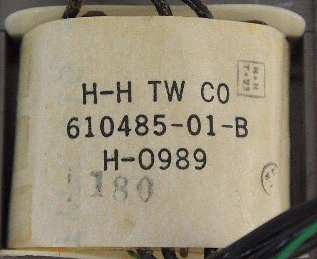 Used H-H TW CO 610485-01-B TRANSFORMER H-0989