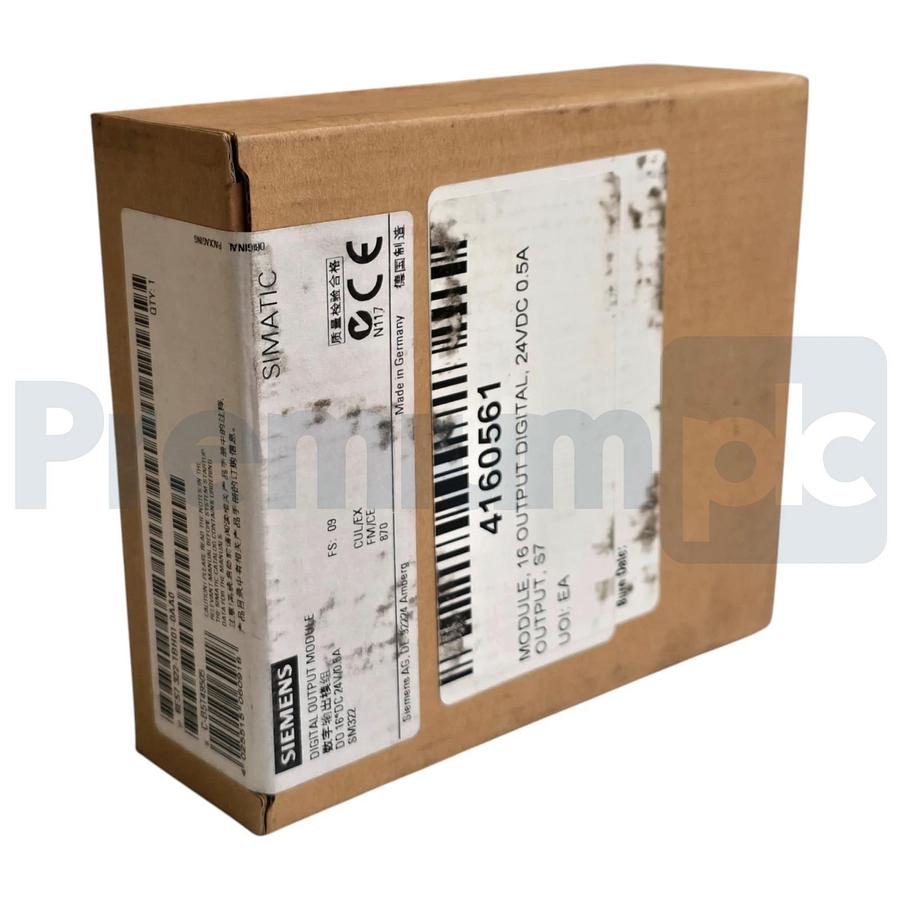 Used Siemens 6ES7322-1BH01-0AA0 SIMATIC S7-300 Digital Output SM 322 16 DO 24VDC NSFS