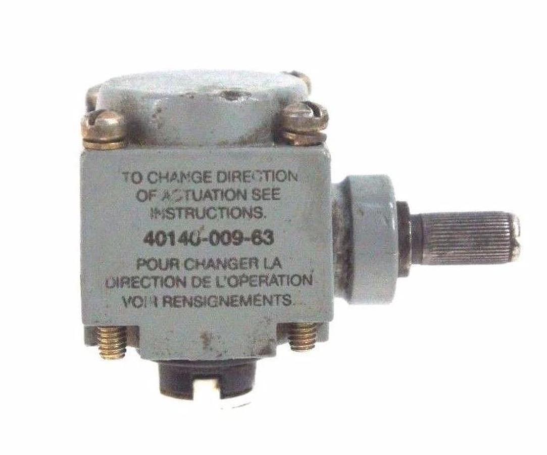 Used ALLEN BRADLEY 40140-009-63 OPERATING HEAD 4014000963