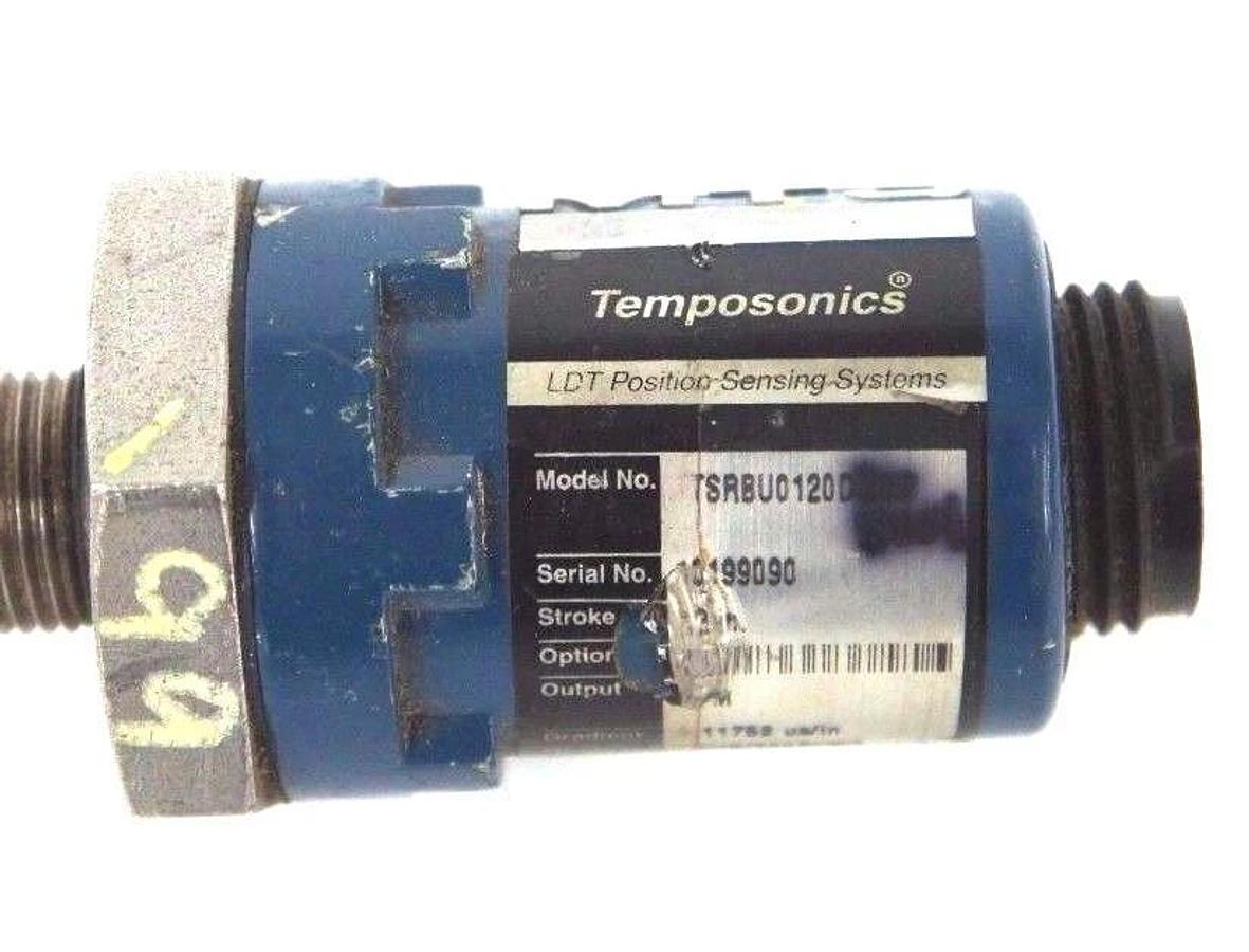 Used MTS TEMPOSONICS TSRBU0120D LDT POSITION SENSER 9.11752US/IN 10PIN, 15 1/2" ROD