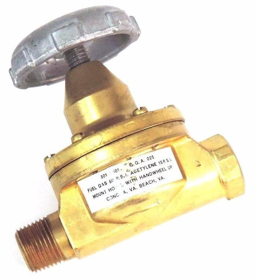 Used CONCOA 801-0601 OXYGEN PIPELINE REGULATOR VALVE 8010601
