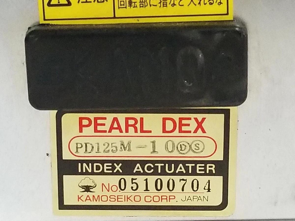 Used KAMO PD125M-10 DS INDEX ACTUATOR W/ 4GN25K GEARHEAD & 4RK25GN-C REVERSIBLE MOTOR