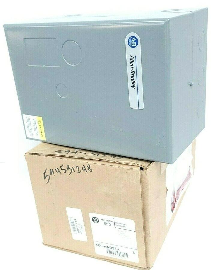 Used NEW ALLEN BRADLEY 500-AAD930 SER. N CONTACTOR SIZE 0 500AAD930