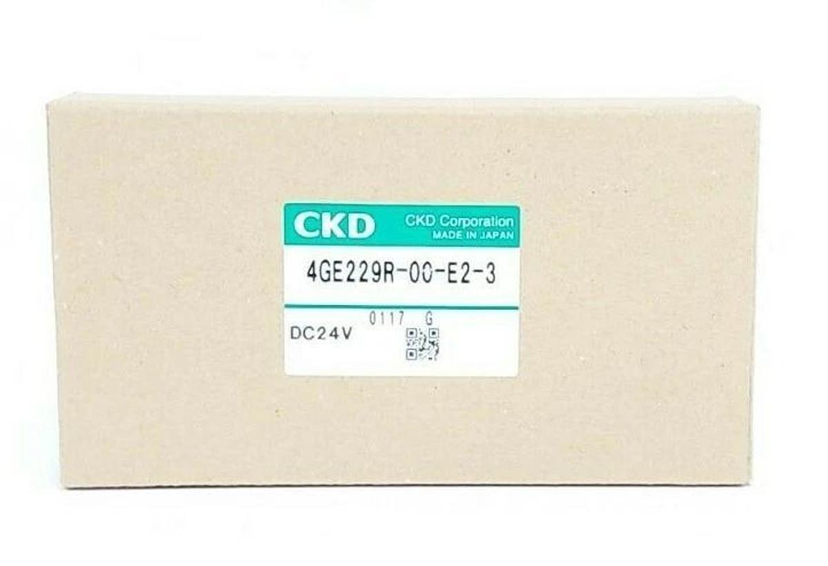 Used NIB CKD 4GE229R-00-E2-3 SOLENOID VALVE 4GE229R00E23, DC24V
