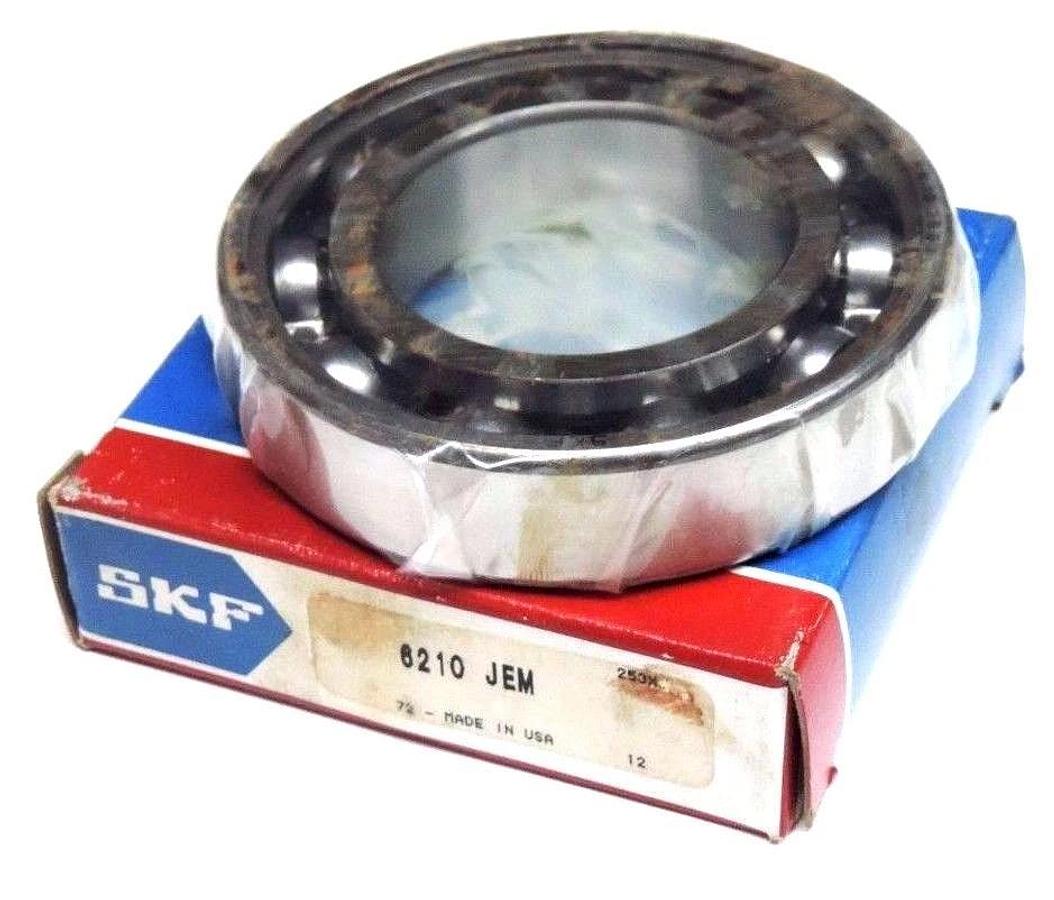NIB SKF 6210-JEM RADIAL DEEP GROOVE BALL BEARING 6210JEM